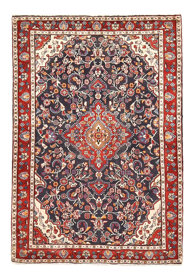 Persisk tæppe - Nomadisk - 145 x 98 cm - mørkeblå