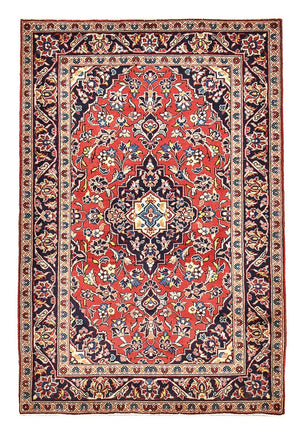 Persisk tæppe - Keshan - 148 x 98 cm - rød