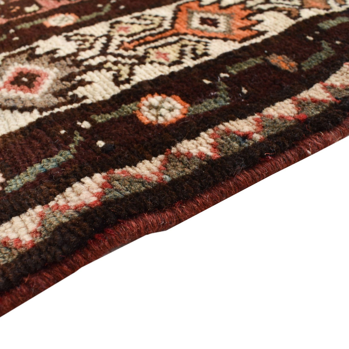 Løber Persisk tæppe - Nomadisk - 308 x 128 cm - lysrød