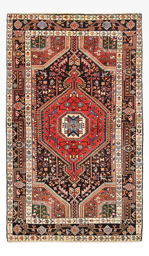 Løber Persisk tæppe - Nomadisk - 223 x 125 cm - flerfarvet