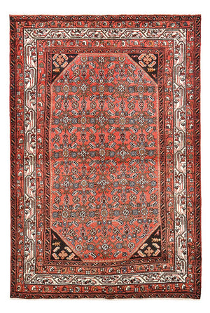 Persisk tæppe - Nomadisk - 227 x 150 cm - lysrød