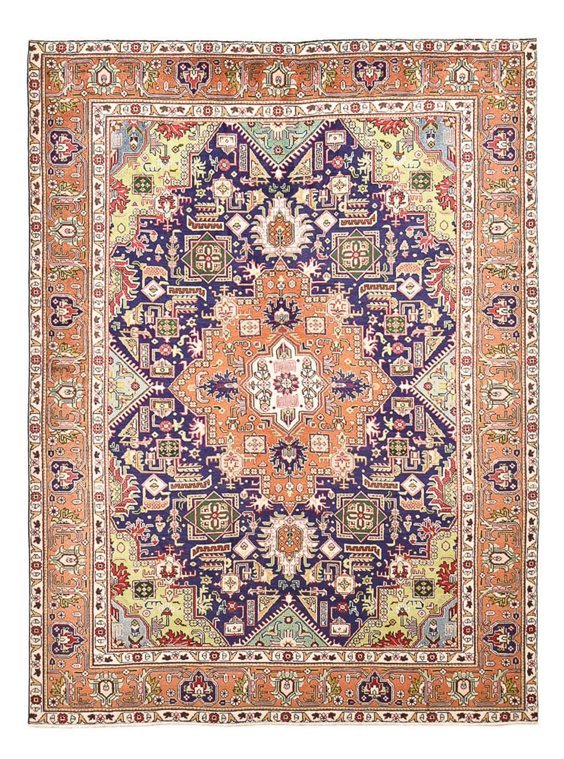 Persisk tæppe - Tabriz - 281 x 211 cm - flerfarvet