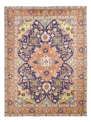 Persisk tæppe - Tabriz - 281 x 211 cm - flerfarvet