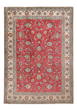 Persisk tæppe - Tabriz - 342 x 240 cm - rød