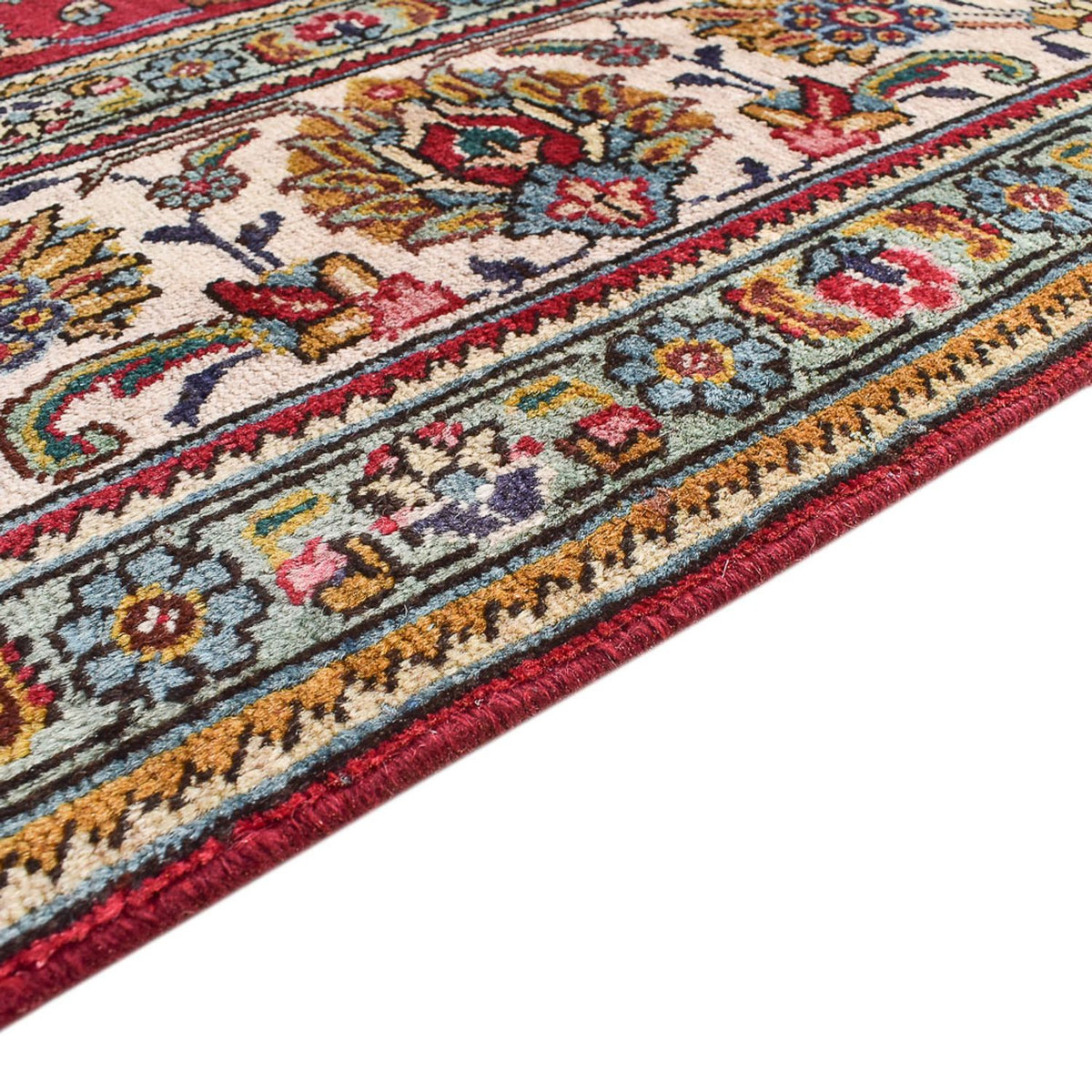 Persisk tæppe - Tabriz - 342 x 240 cm - rød