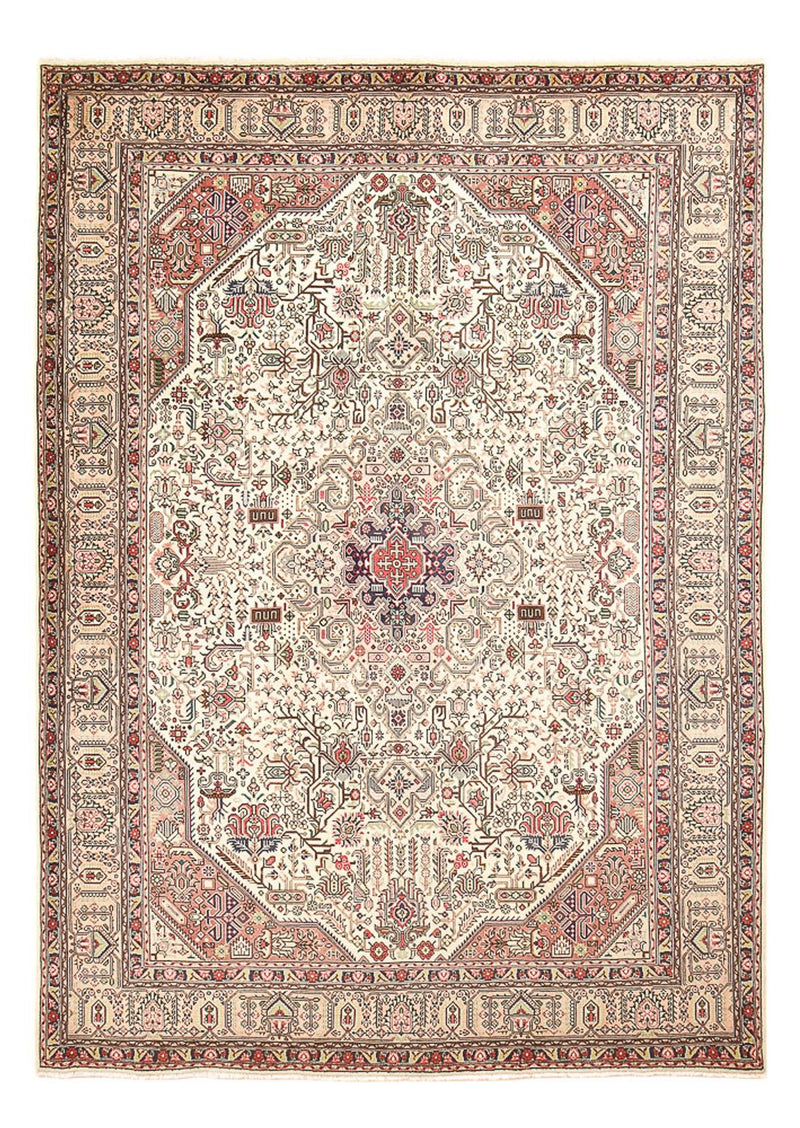 Persisk tæppe - Tabriz - 345 x 246 cm - sand