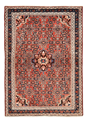 Persisk tæppe - Nomadisk - 153 x 108 cm - lysrød