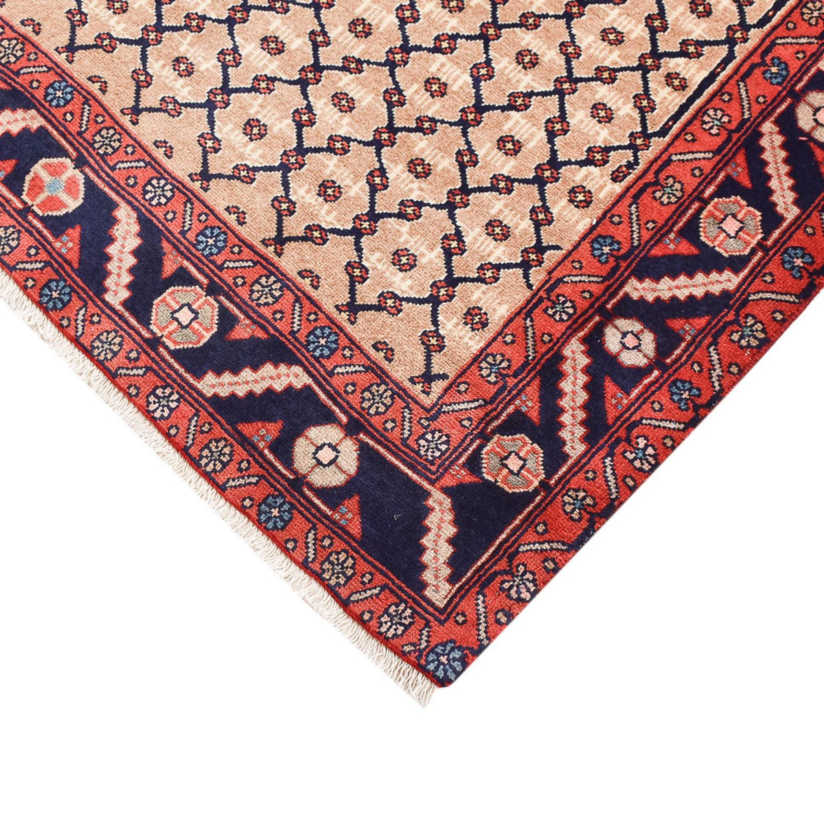 Persisk tæppe - Nomadisk - 135 x 100 cm - flerfarvet