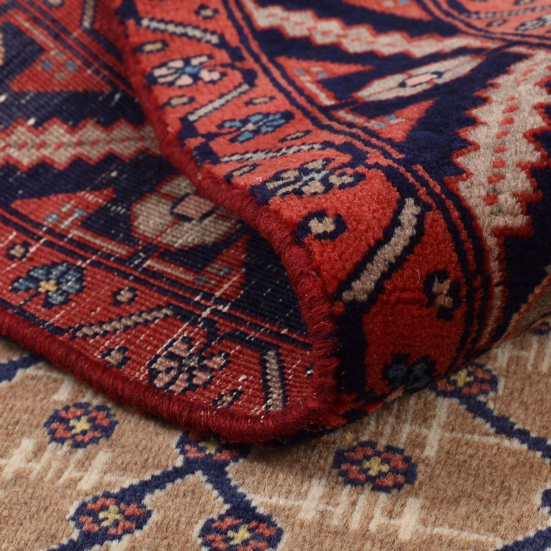 Persisk tæppe - Nomadisk - 135 x 100 cm - flerfarvet