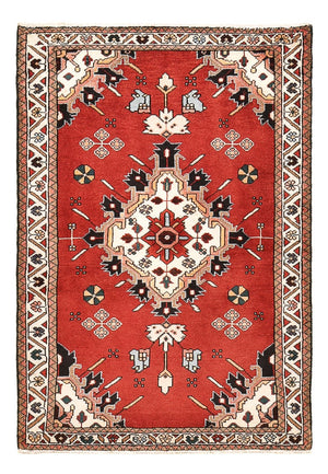 Persisk tæppe - Nomadisk - 133 x 90 cm - rød