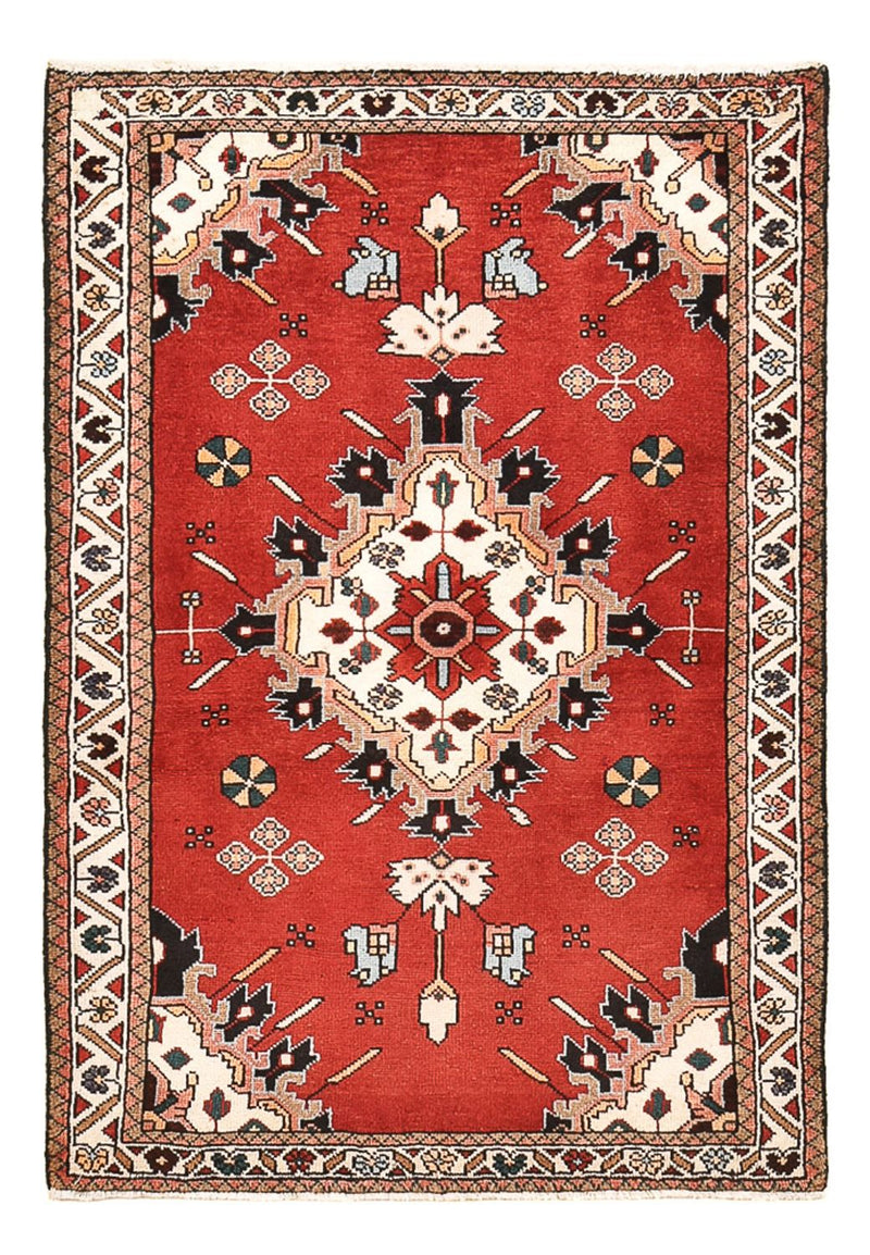 Persisk tæppe - Nomadisk - 133 x 90 cm - rød