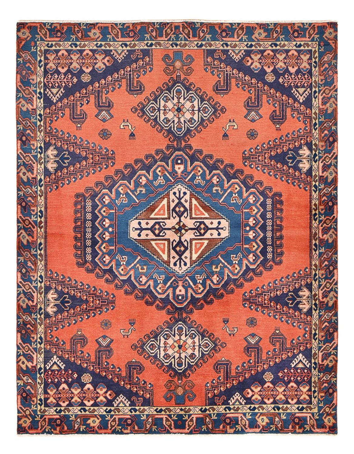 Persisk tæppe - Nomadisk - 208 x 162 cm - flerfarvet