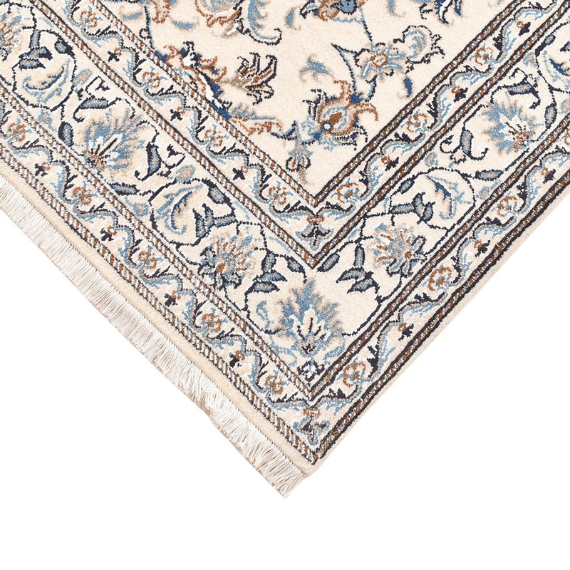 Persisk tæppe - Nain - 195 x 147 cm - lys beige