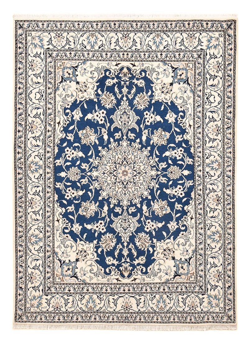 Persisk tæppe - Nain - 205 x 149 cm - blå