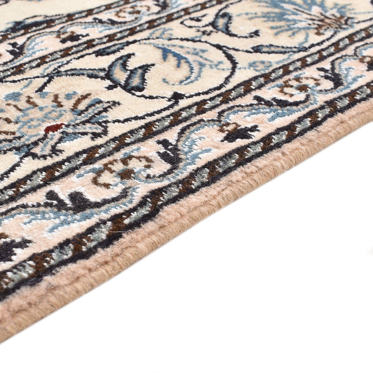 Persisk tæppe - Nain - 200 x 148 cm - lys beige