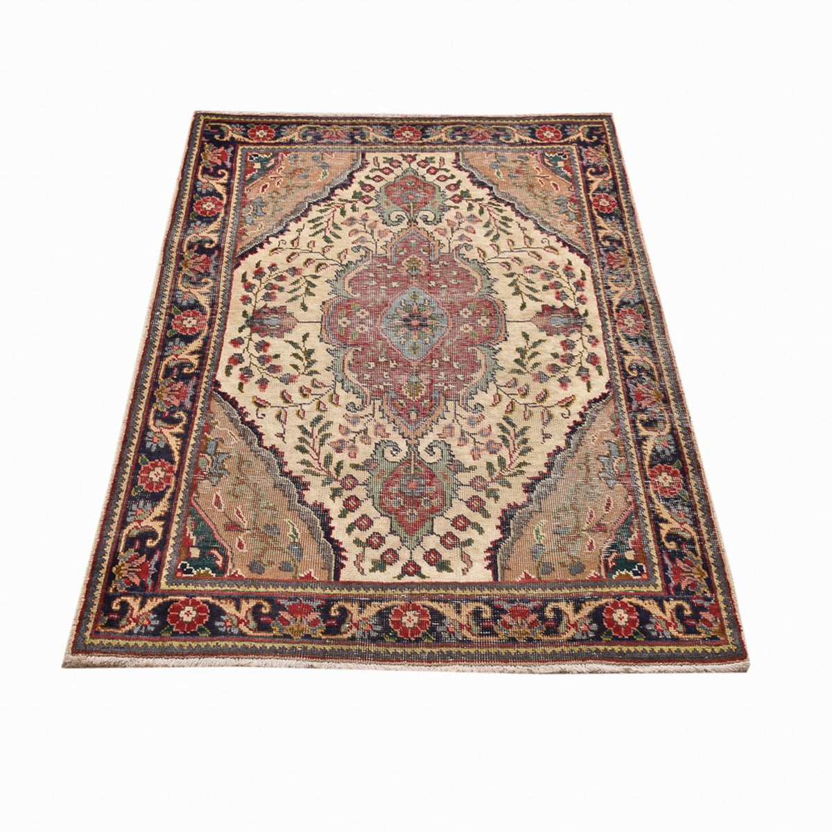 Persisk tæppe - Tabriz - 146 x 98 cm - flerfarvet