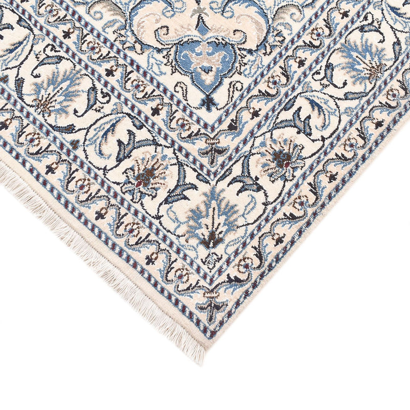 Persisk tæppe - Nain - 200 x 152 cm - lys beige