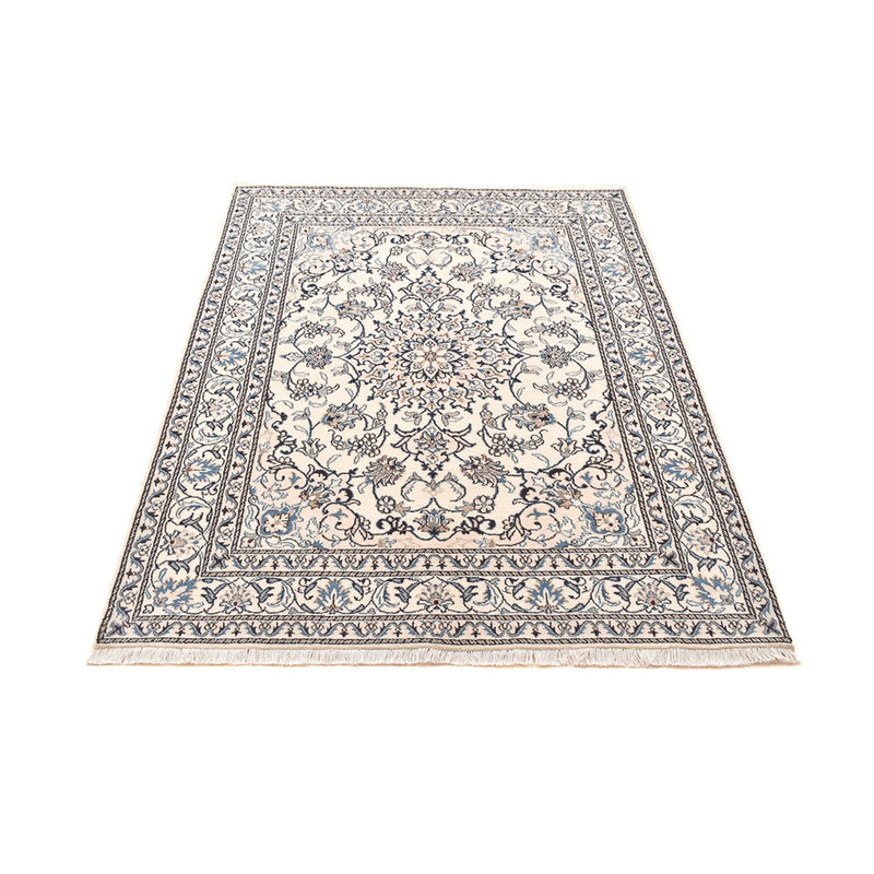 Persisk tæppe - Nain - 195 x 150 cm - lys beige
