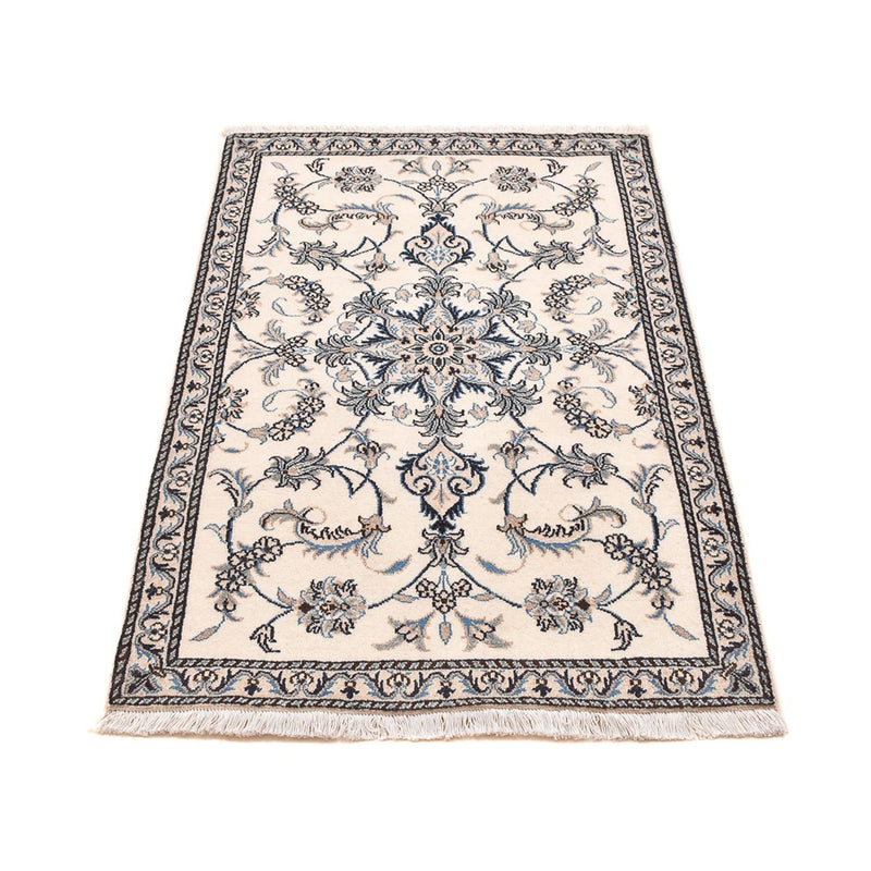 Persisk tæppe - Nain - 138 x 90 cm - lys beige