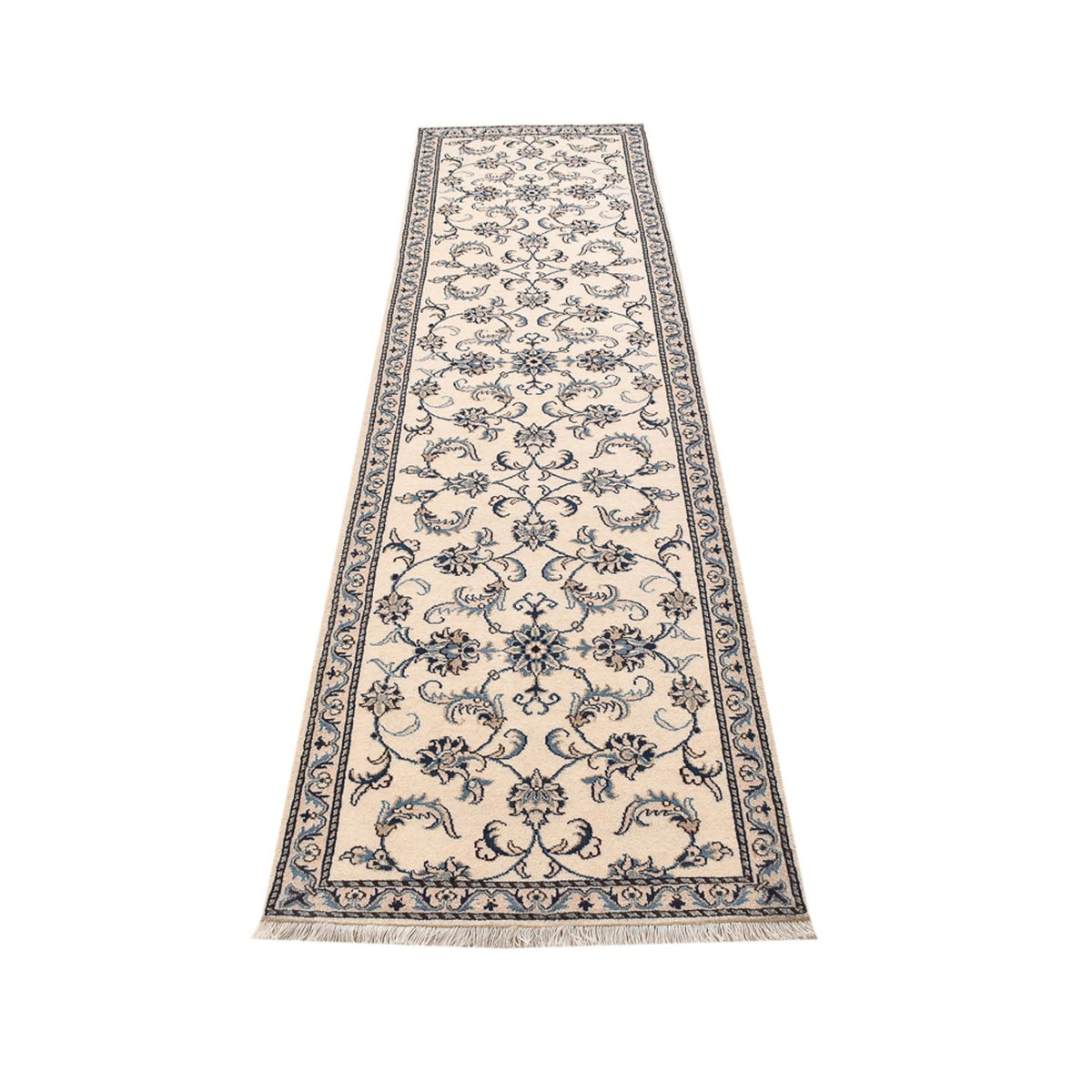 Løber Persisk tæppe - Nain - 289 x 78 cm - beige