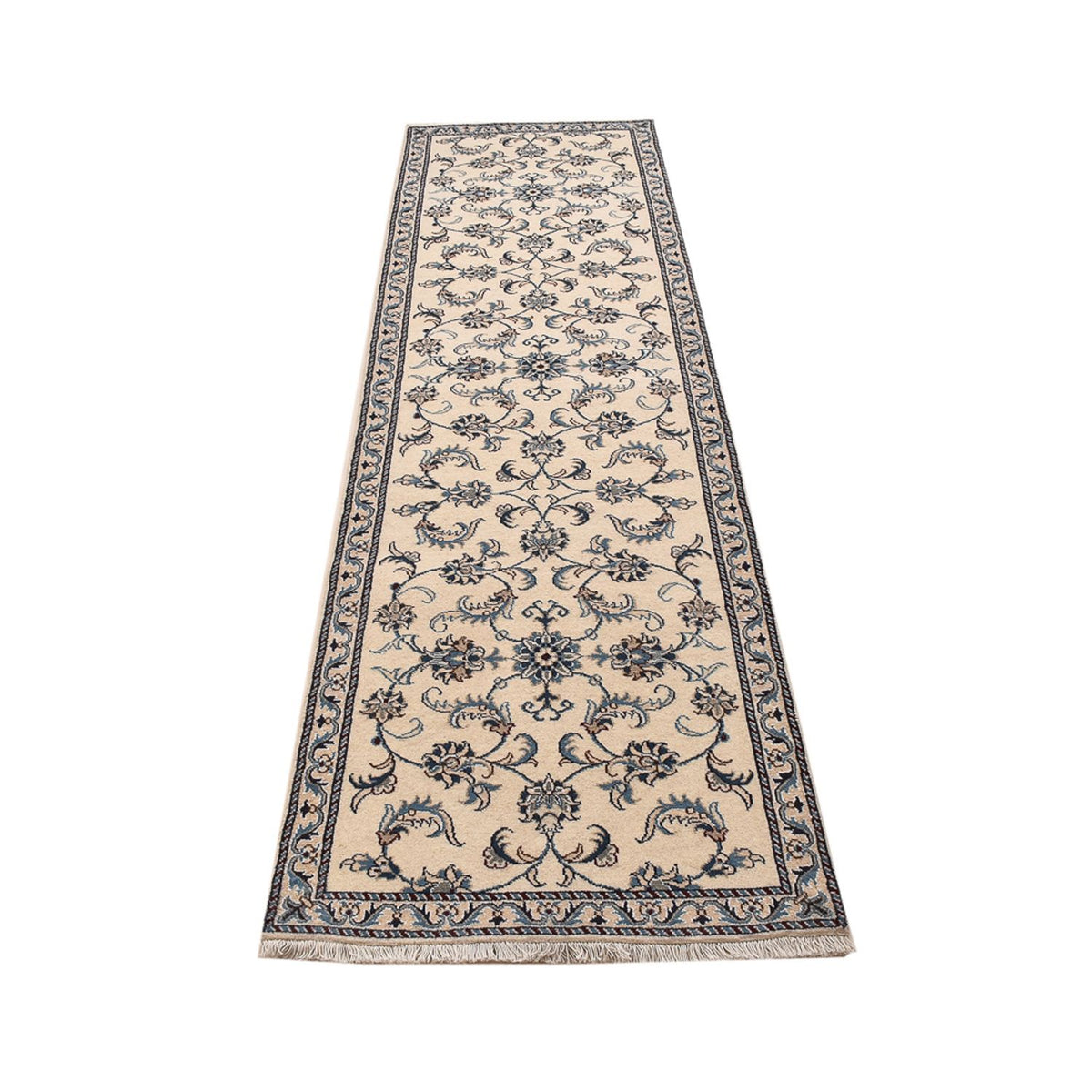 Løber Persisk tæppe - Nain - 288 x 78 cm - beige