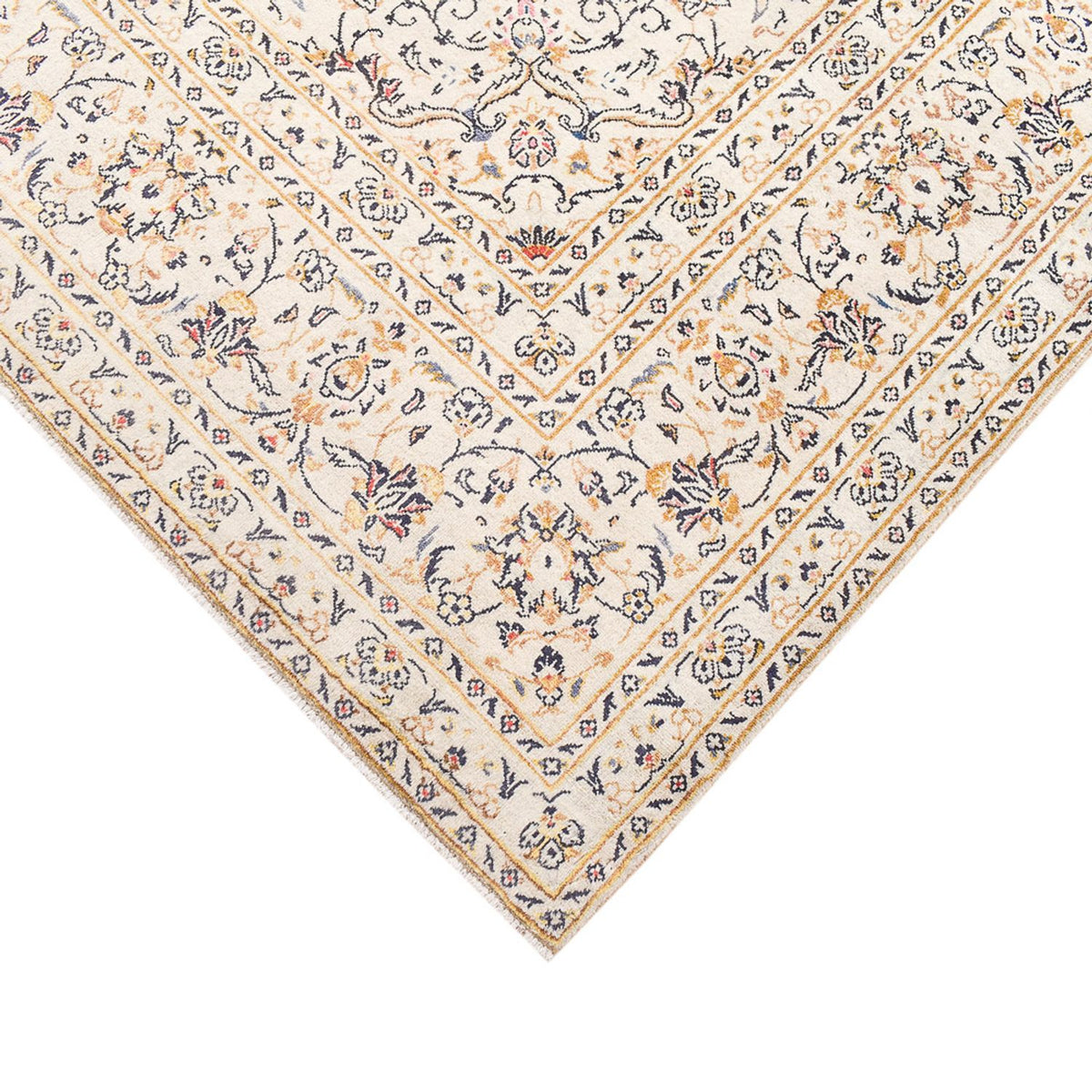 Persisk tæppe - Keshan - 298 x 202 cm - beige