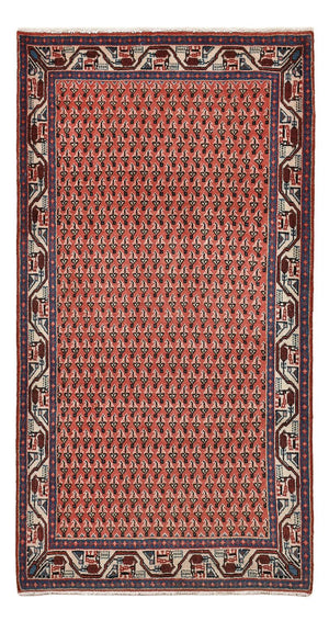 Persisk tæppe - Mir - 135 x 71 cm - lysrød