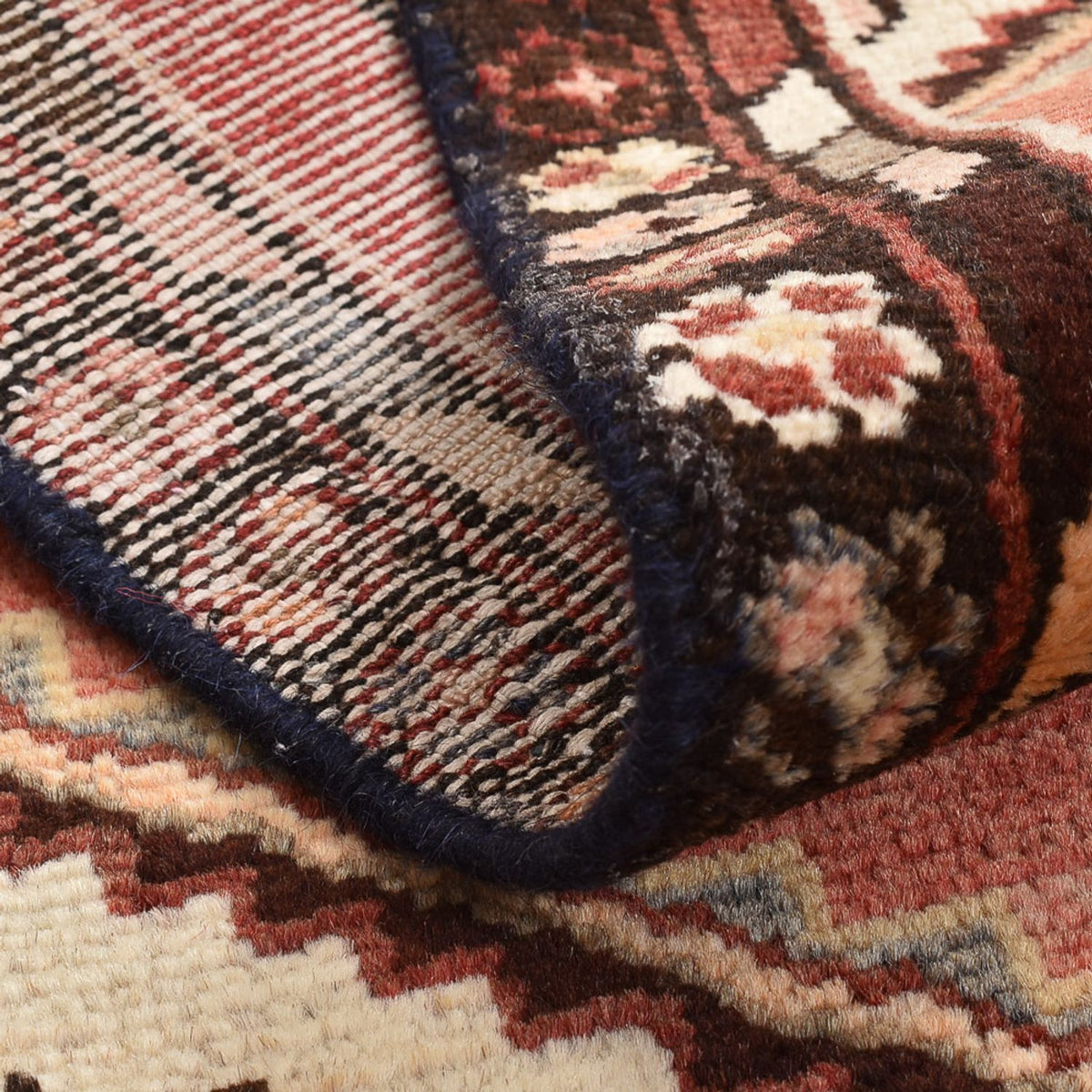 Persisk tæppe - Nomadisk - 120 x 65 cm - lysrød