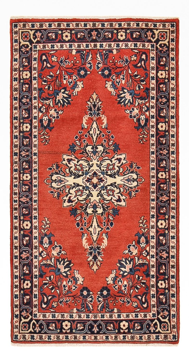 Persisk tæppe - Classic - 127 x 65 cm - rød