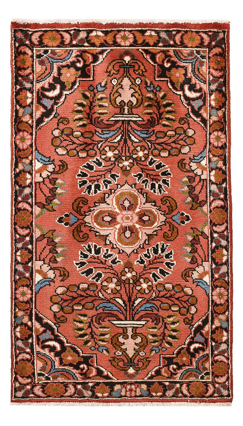 Persisk tæppe - Nomadisk - 127 x 72 cm - lysrød