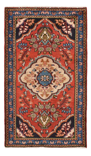 Persisk tæppe - Nomadisk - 128 x 74 cm - rød