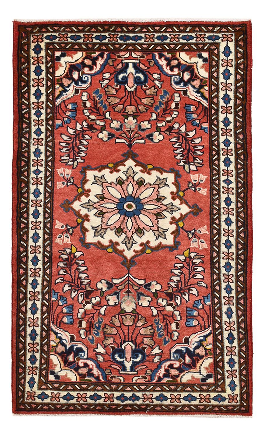 Persisk tæppe - Nomadisk - 130 x 76 cm - rød