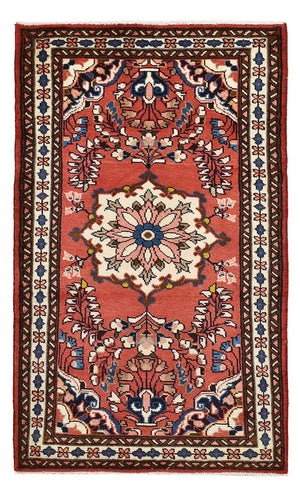 Persisk tæppe - Nomadisk - 130 x 76 cm - rød