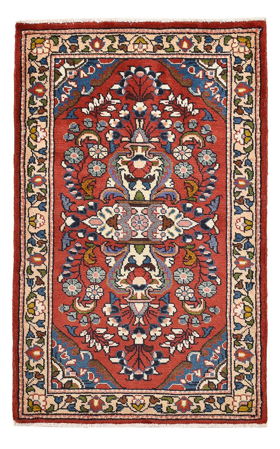 Persisk tæppe - Nomadisk - 130 x 77 cm - rød