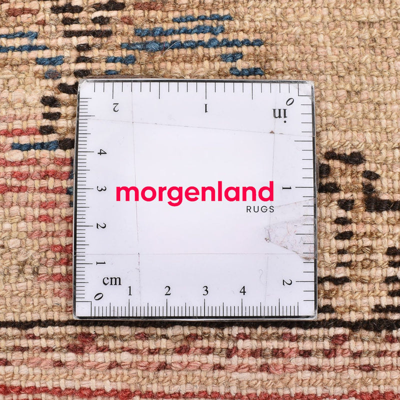 Persisk tæppe - Nomadisk - 101 x 56 cm - lys beige