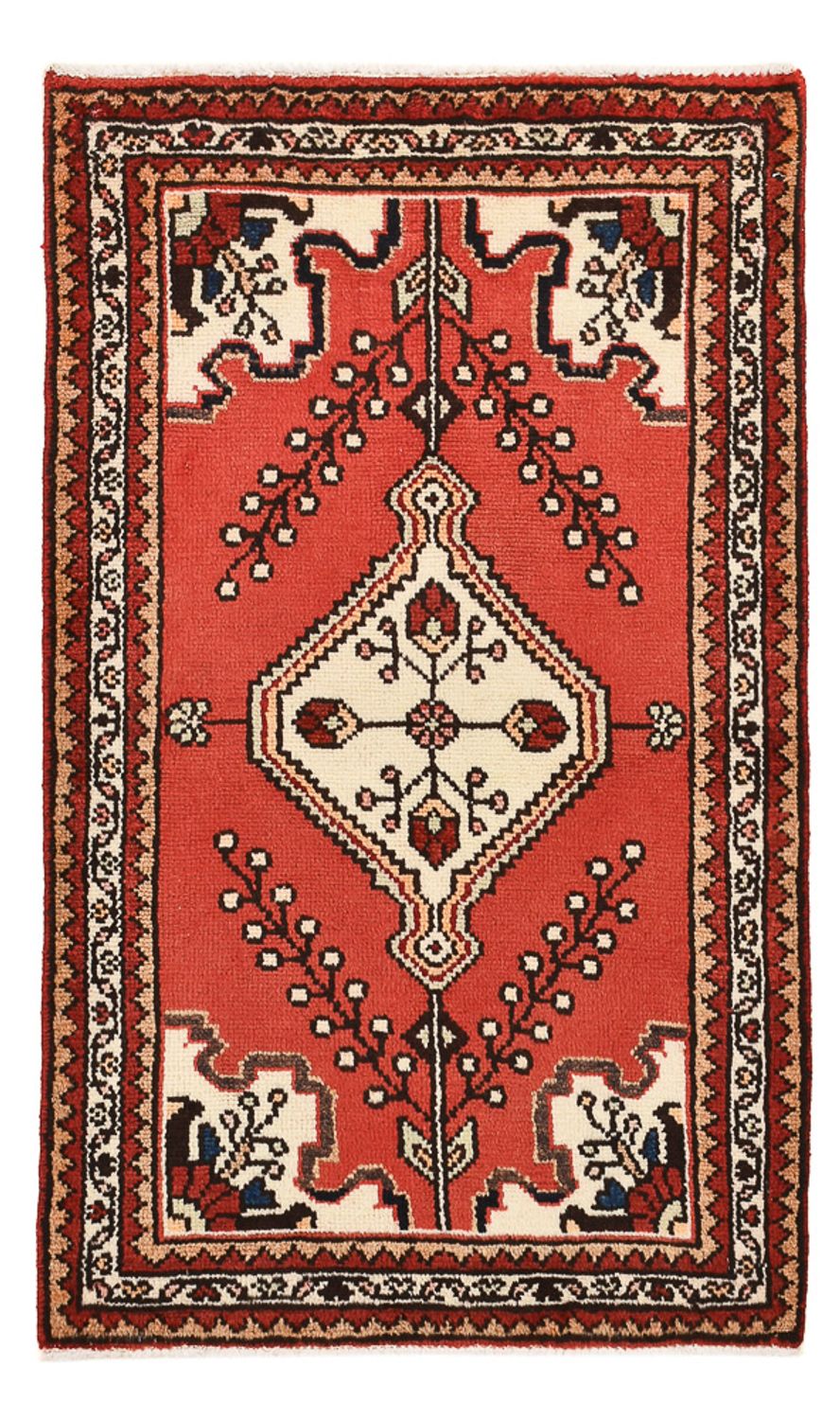 Persisk tæppe - Nomadisk - 100 x 60 cm - rød