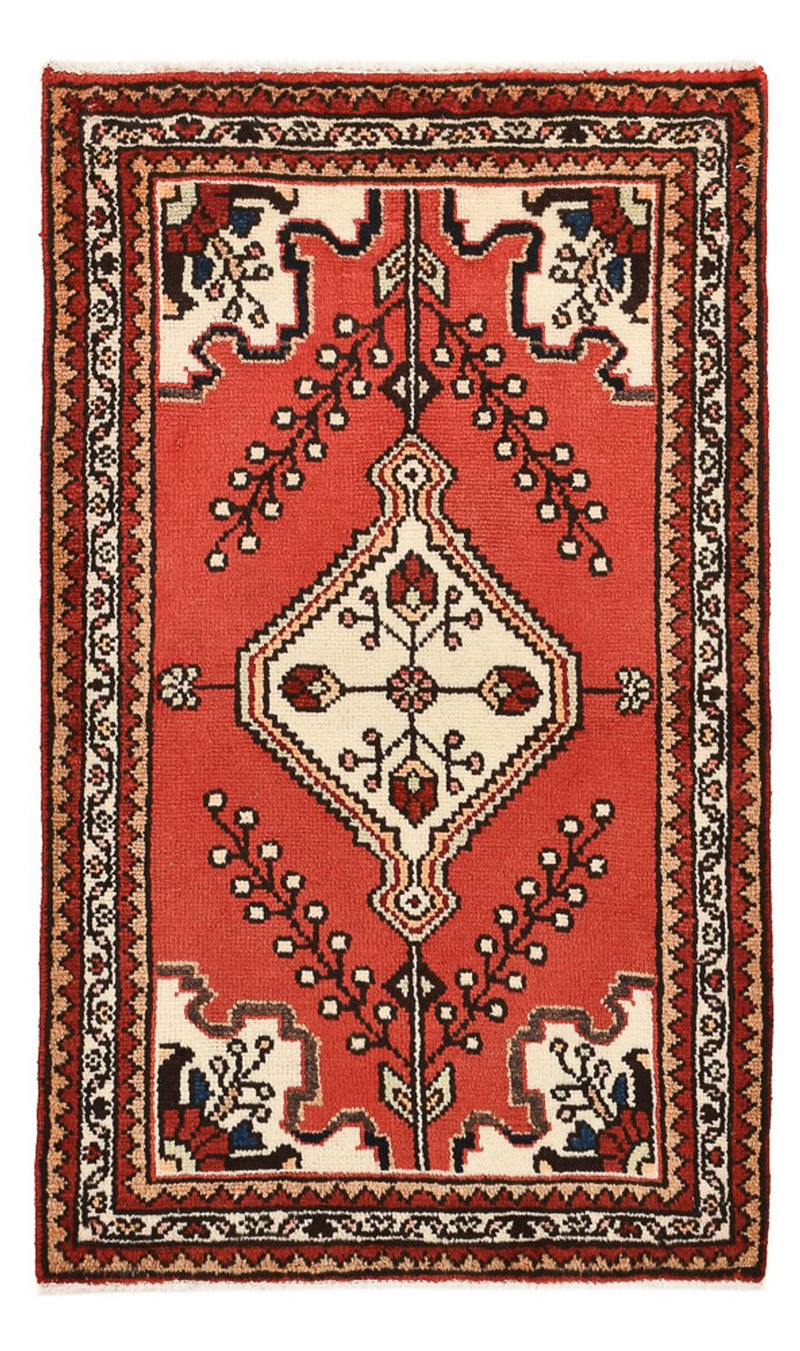 Persisk tæppe - Nomadisk - 100 x 60 cm - rød