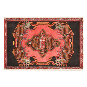 Persisk tæppe - Nomadisk - 77 x 54 cm - lysrød