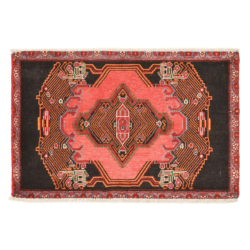 Persisk tæppe - Nomadisk - 77 x 54 cm - lysrød