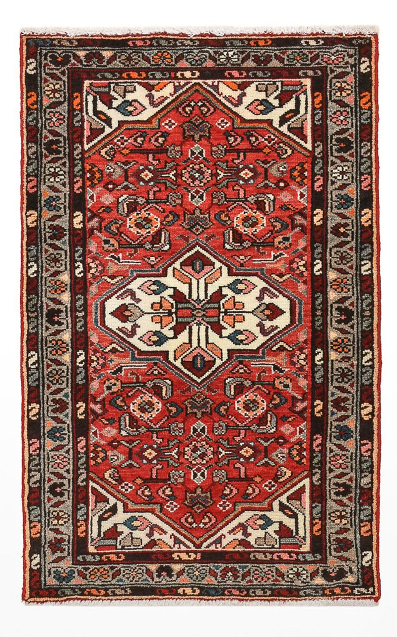 Persisk tæppe - Nomadisk - 100 x 60 cm - rød