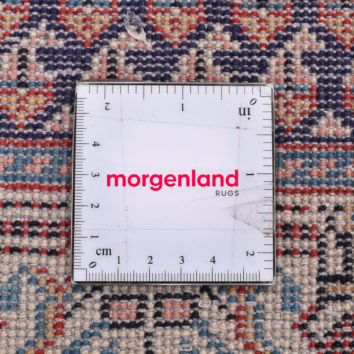 Persisk tæppe - Nomadisk firkantet - 72 x 61 cm - lilla