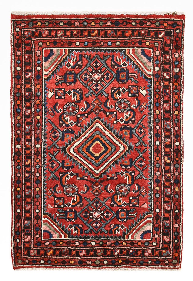 Persisk tæppe - Nomadisk - 85 x 60 cm - rød