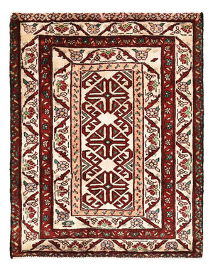Persisk tæppe - Nomadisk - 85 x 66 cm - flerfarvet