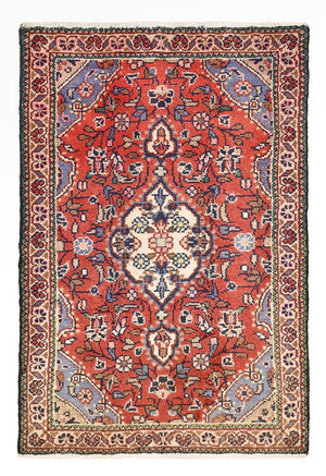 Persisk tæppe - Nomadisk - 88 x 60 cm - rød