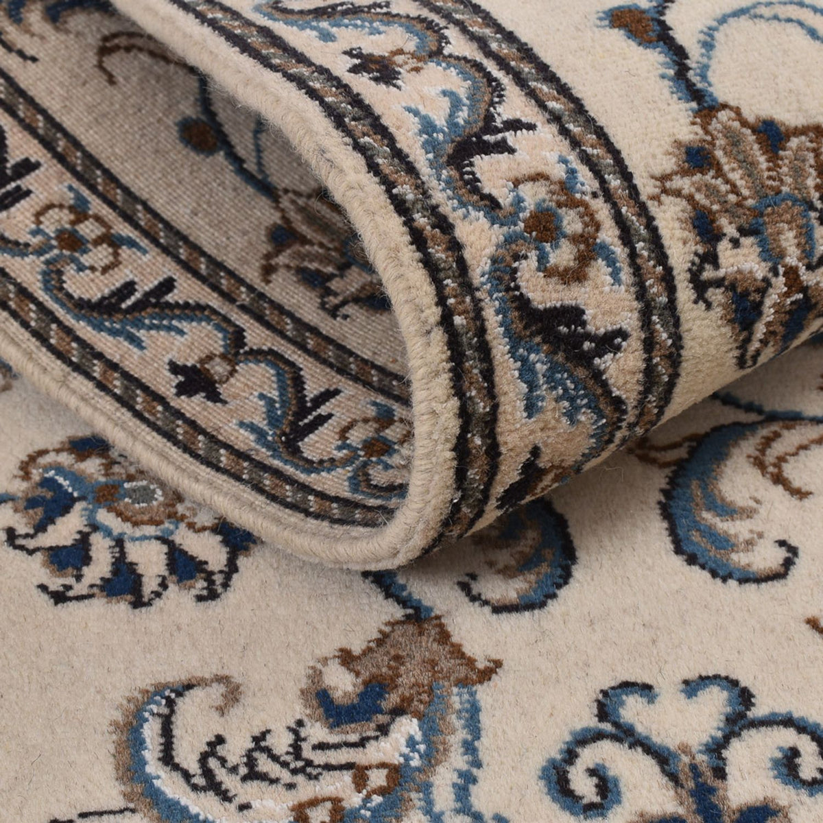 Løber Persisk tæppe - Nain - 311 x 79 cm - beige