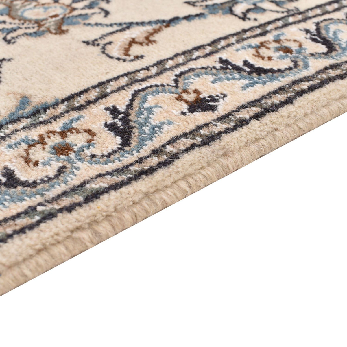 Løber Persisk tæppe - Nain - 201 x 77 cm - beige