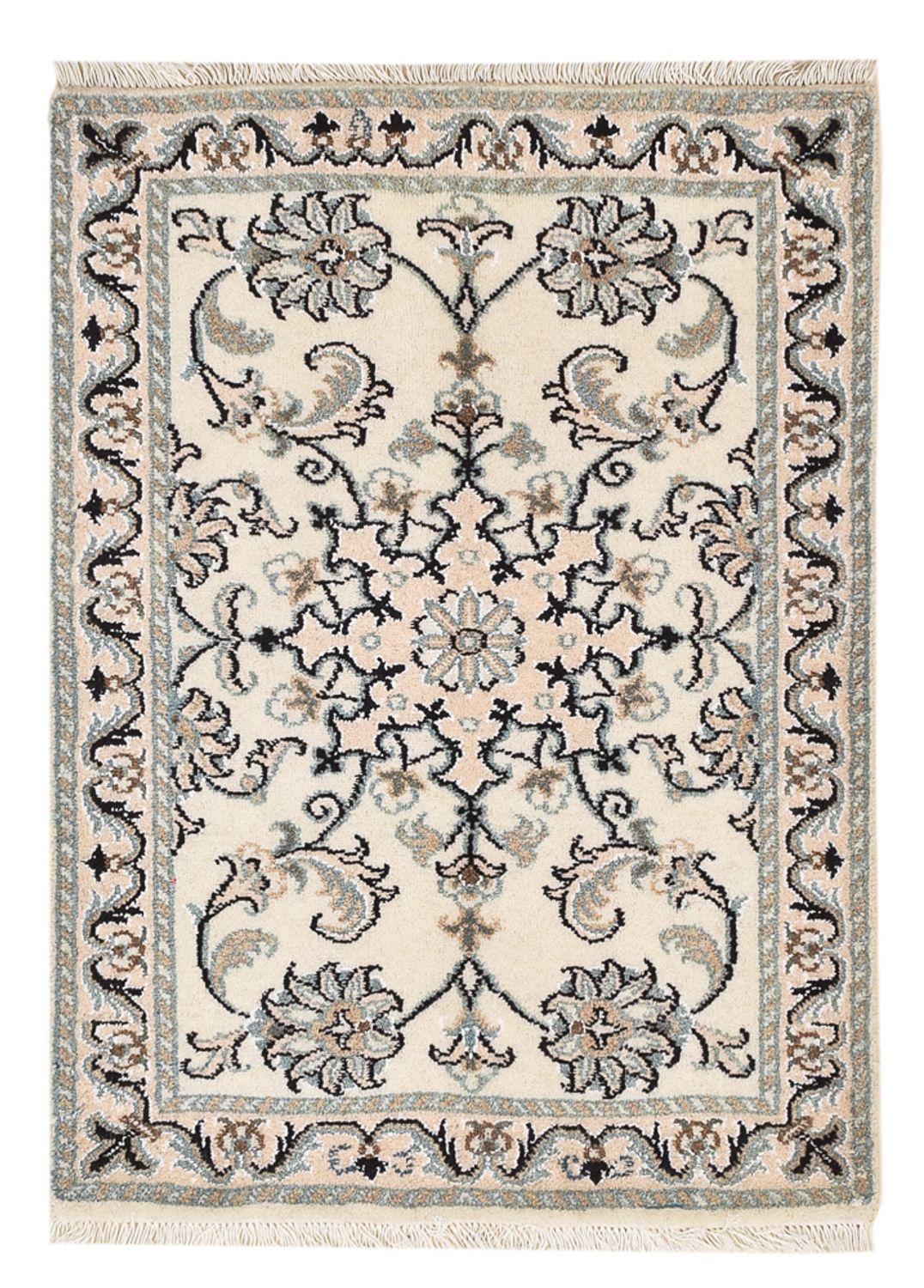 Persisk tæppe - Nain - 85 x 61 cm - beige