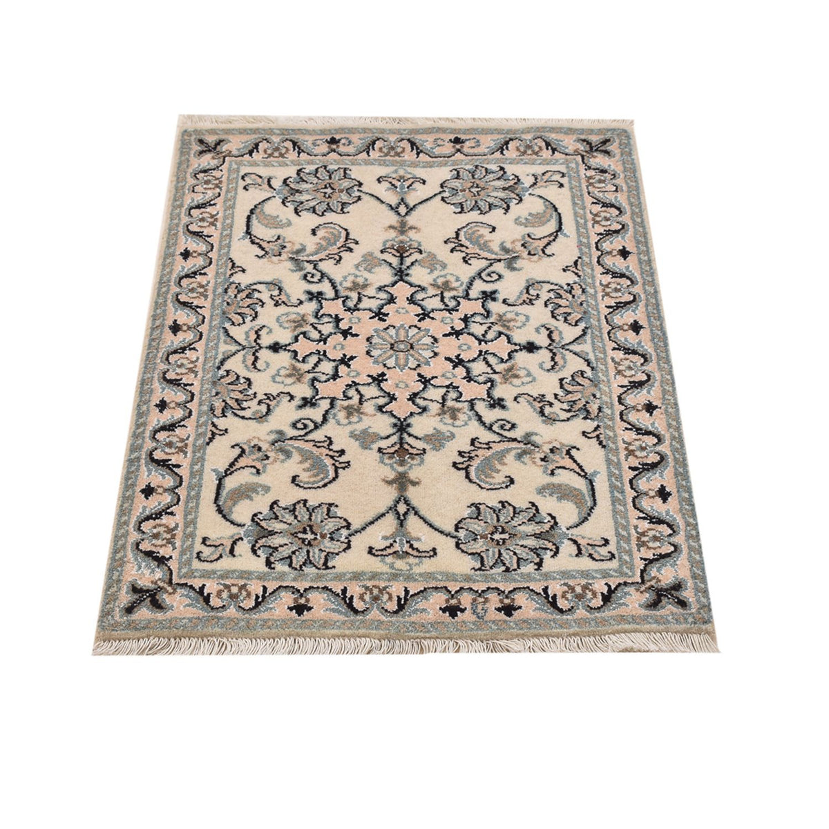 Persisk tæppe - Nain - 85 x 61 cm - beige