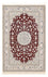 Persisk tæppe - Nain - Premium - 236 x 150 cm - mørkerød