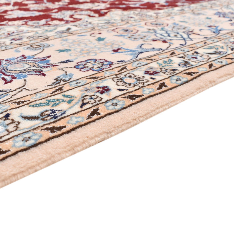Persisk tæppe - Nain - Premium - 236 x 150 cm - mørkerød